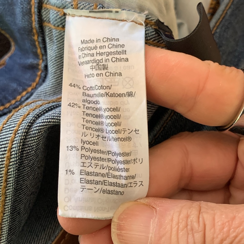 Madewell 10” high rise skinny stretch jeans in 29 tall. Worn twice . Retail 89 - Picture 4 of 7